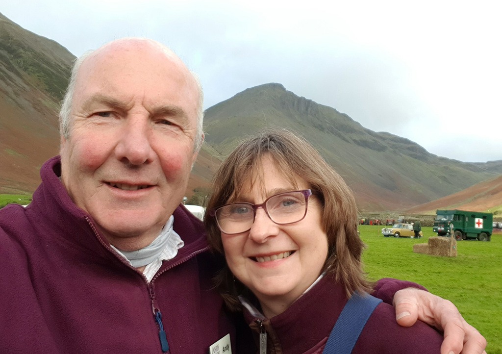 Andy and Esther Beck at Wasdale show 2023