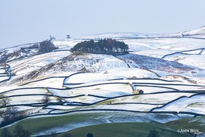 Kirkcarrion near Middleton in Teesdale in winter