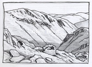 Hartsop Above How line drawing