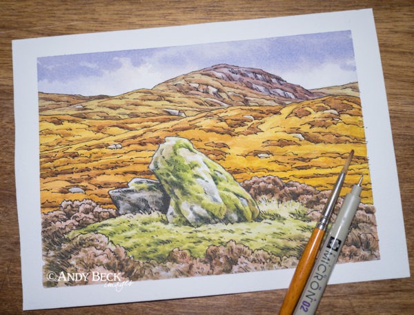 Armboth Fell- Original Pen and Wash - Image 2