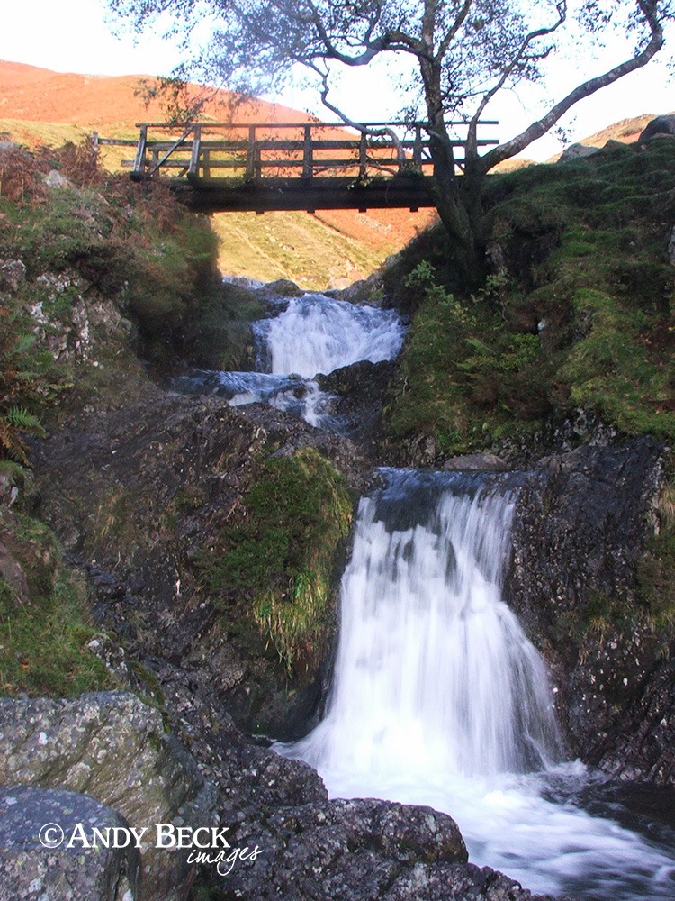 Brusco Sike waterfall, Near Oxendale Beck Great Langdale