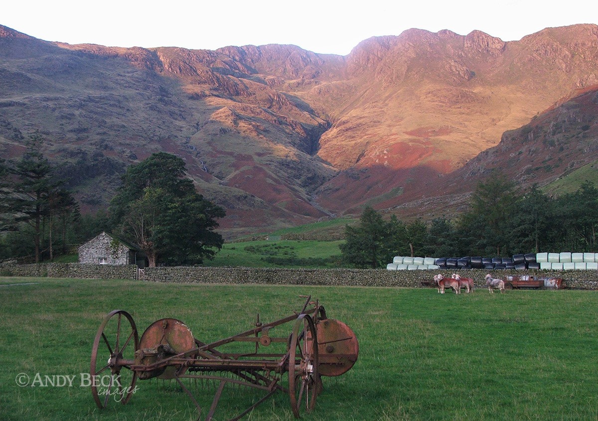 Crinkle Crags from Stool End, Great Langdale