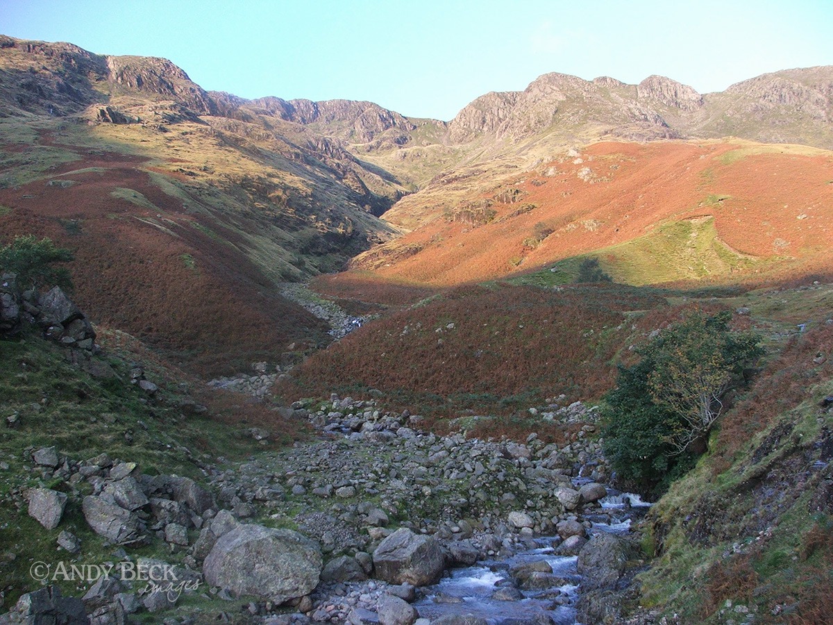 Crinkle Gill with Crinkle Crags above