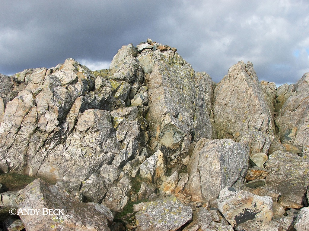 Esk Pike summit cairn, Wainwright Esk Pike