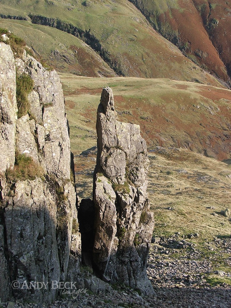 Gladstone's Finger on Gladstone Knott. Great Langdale