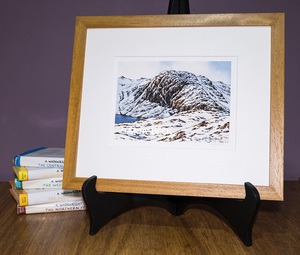Pavey Ark Framed print. Wainwright Pavey Ark Langdale Pikes