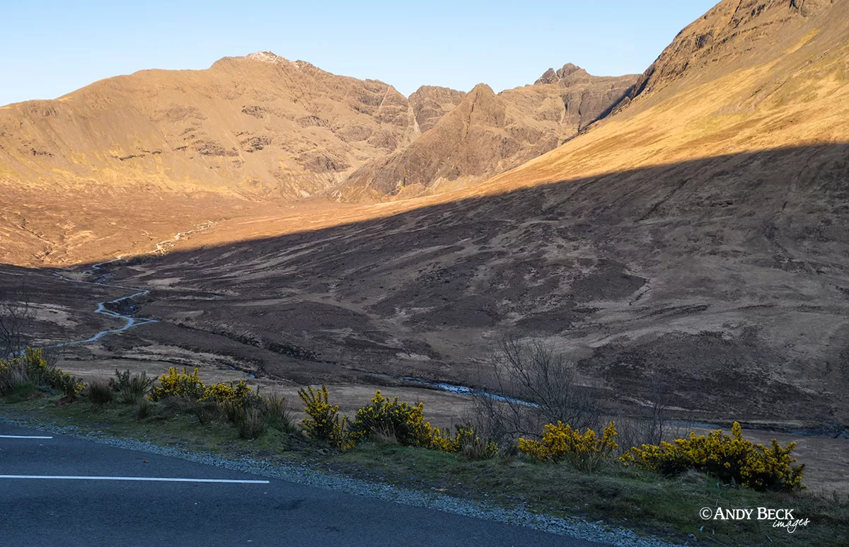 The Cullins from Fairy Pools car park, Isle of Skye