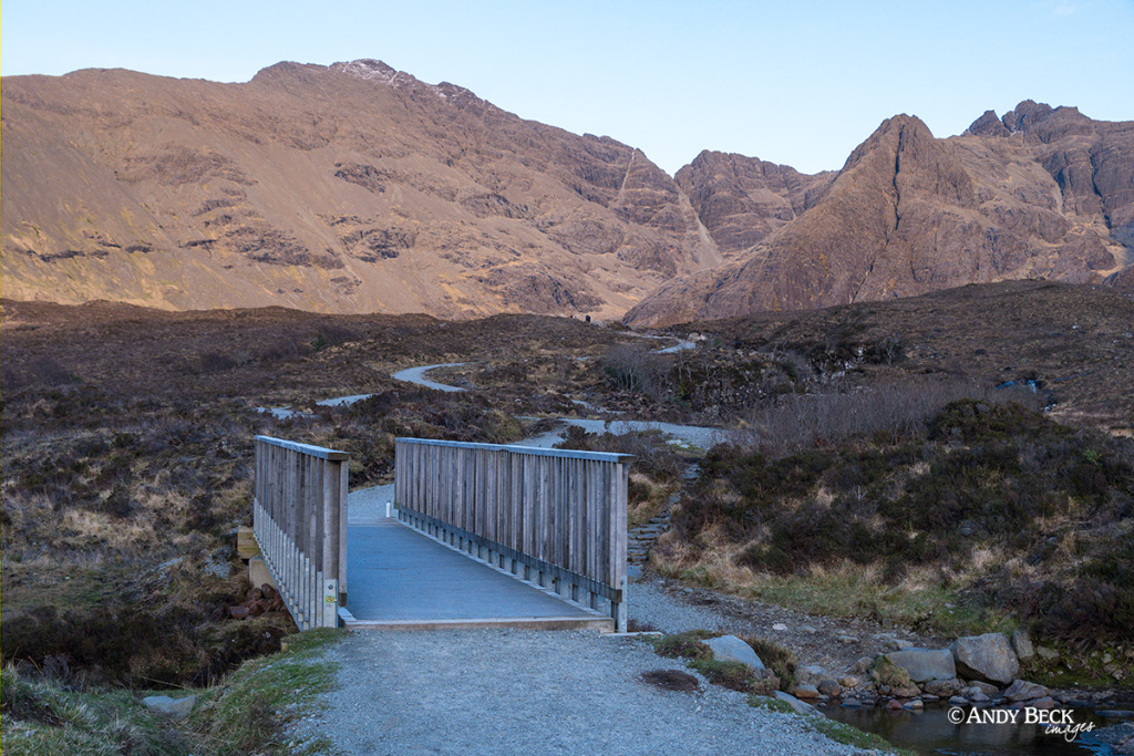 The Cullins from Fairy Pools walk, Isle of Skye