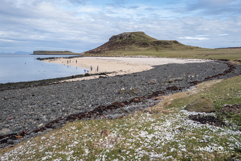 Coral beach and Cnoc Mhor a Gobhain, Isle of Skye
