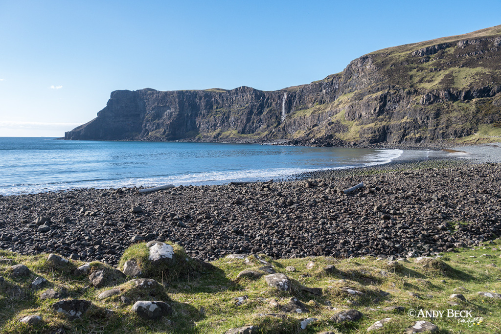Talisker Bay and waterfall