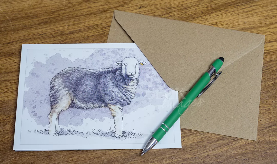 Herdwick Sheep Greeting Card 5x7 - Image 4