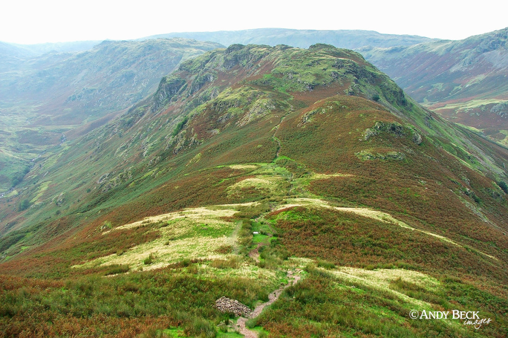 Gibson Knott from Helm Crag, Central fells, Wainwright fells