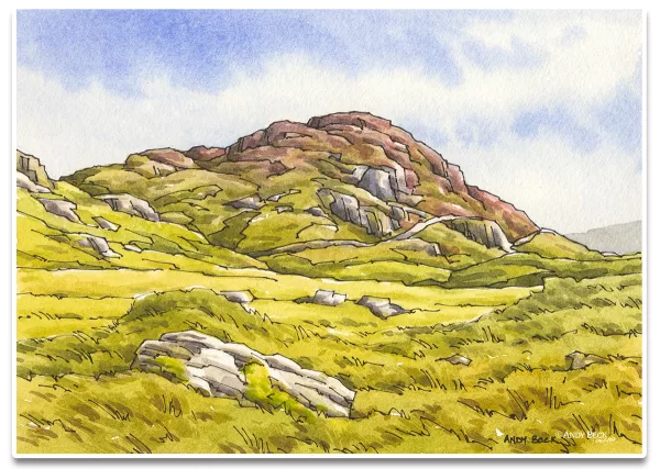 Great Crag sketch by Andy Beck