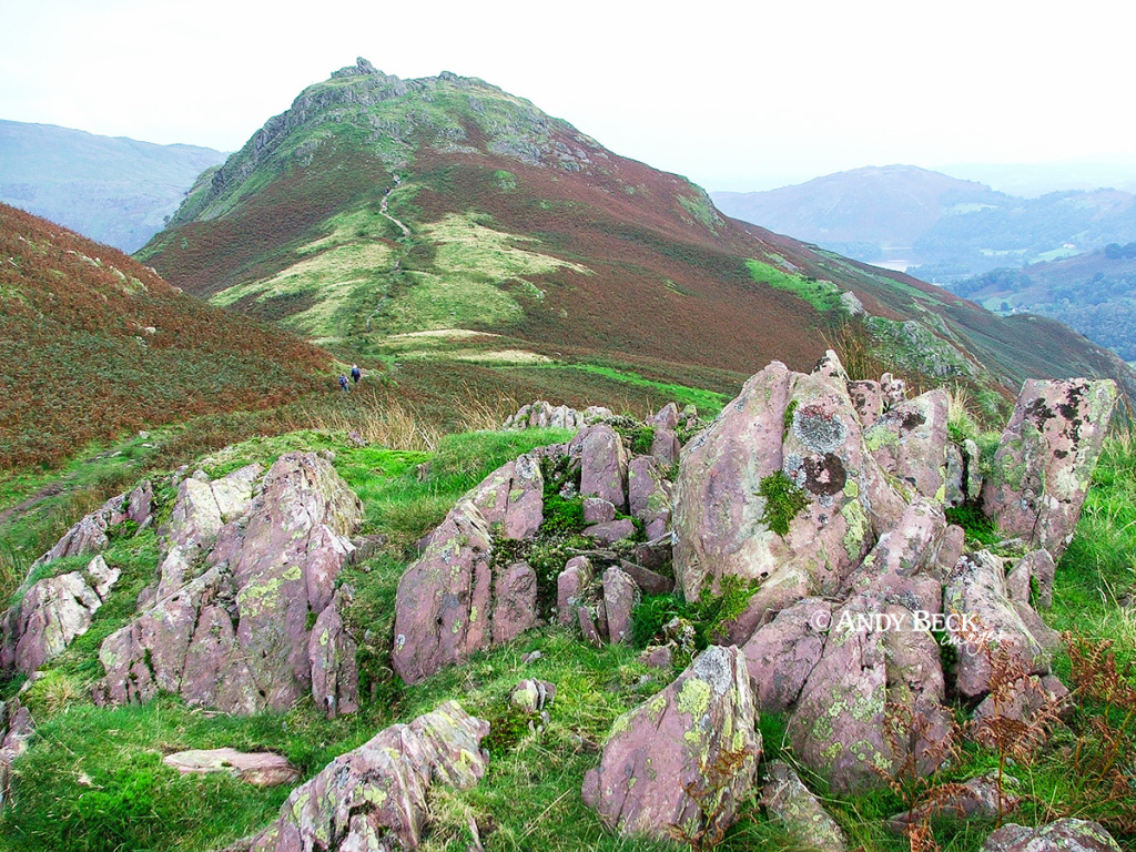Helm Crag from Gibson Knott rocks