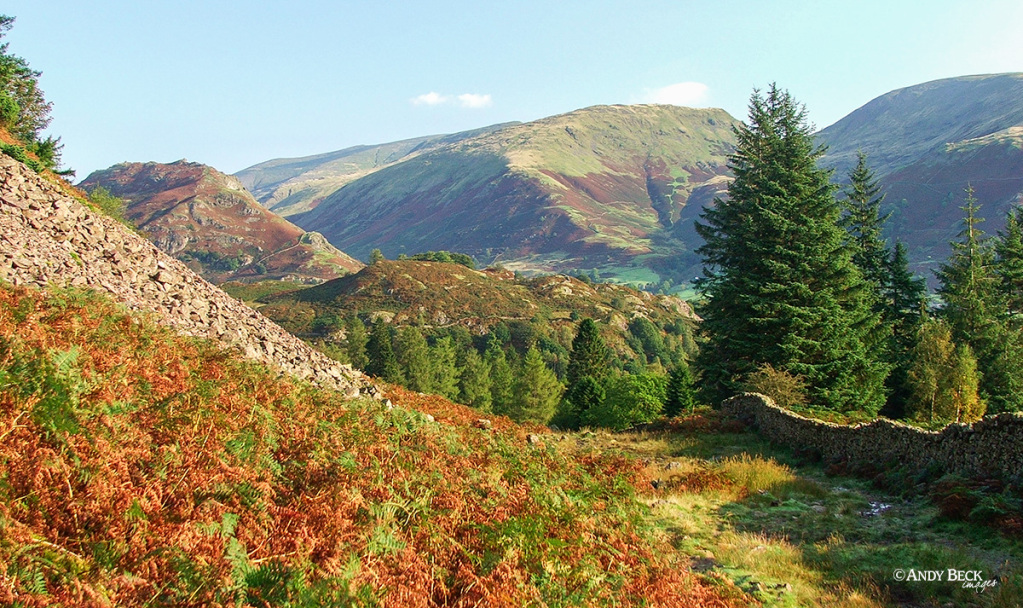 Seat Sandal from Kelbarrow near Grasmere. Wainwright walk
