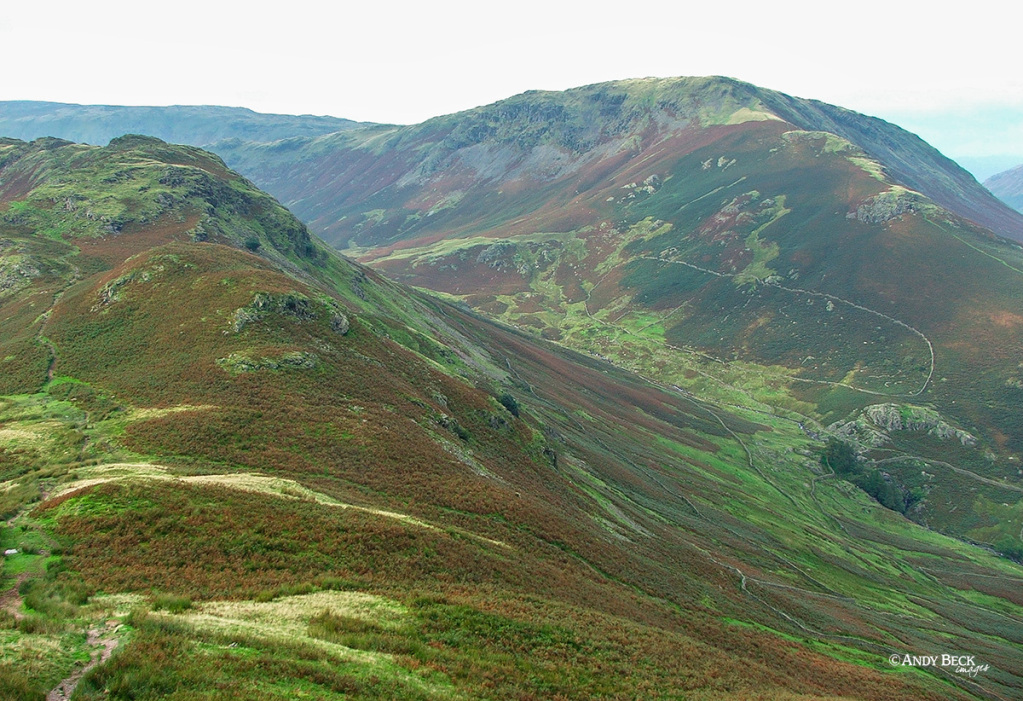 Steel Fell and Greenburn from Helm Crag, Central Fells, Wainwright walks