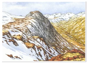 Sergeant's Crag and Langstrath, Wainwright fells, Lake District