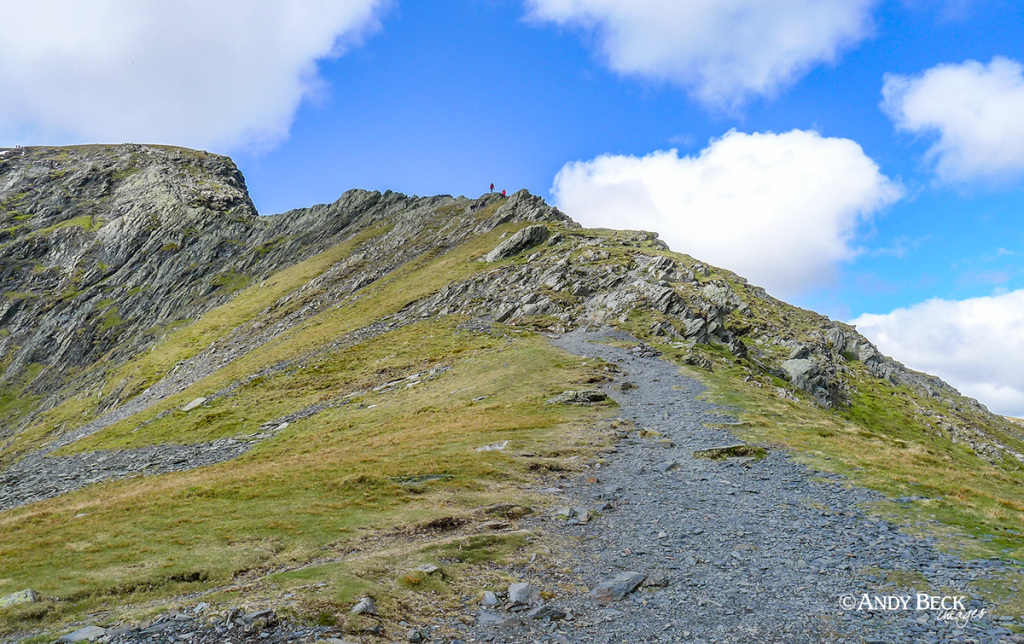 Approaching Sharp Edge, Blencathra, Wainwright Blencathra, Northern Fells