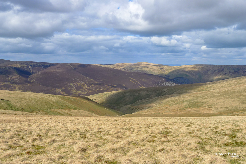 High Pike from above Blackhazel Beck, Northern Lakeland fells, Wainwright fell High Pike
