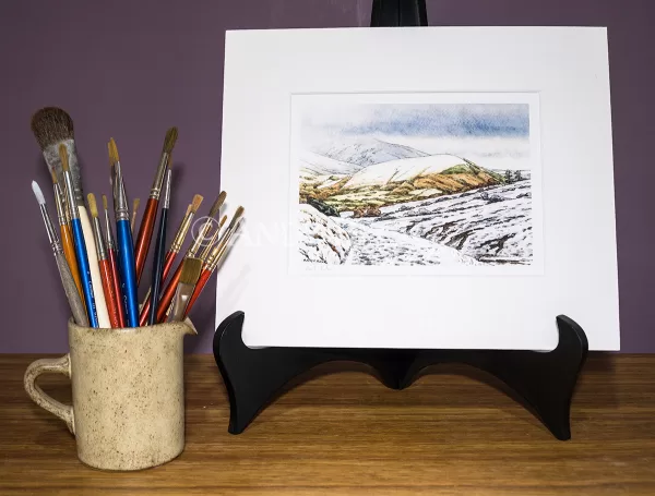 Wainwright Fell Latrigg signed print framed