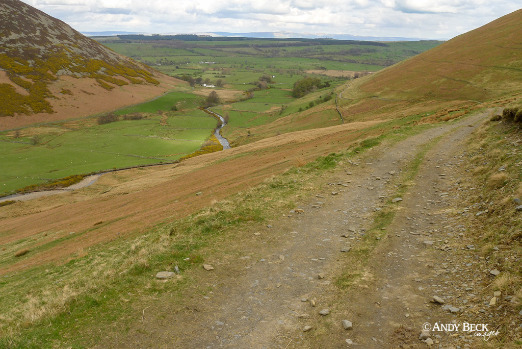 Mosedale (northern Fells) track, Mosedale valley near Mungrisedale
