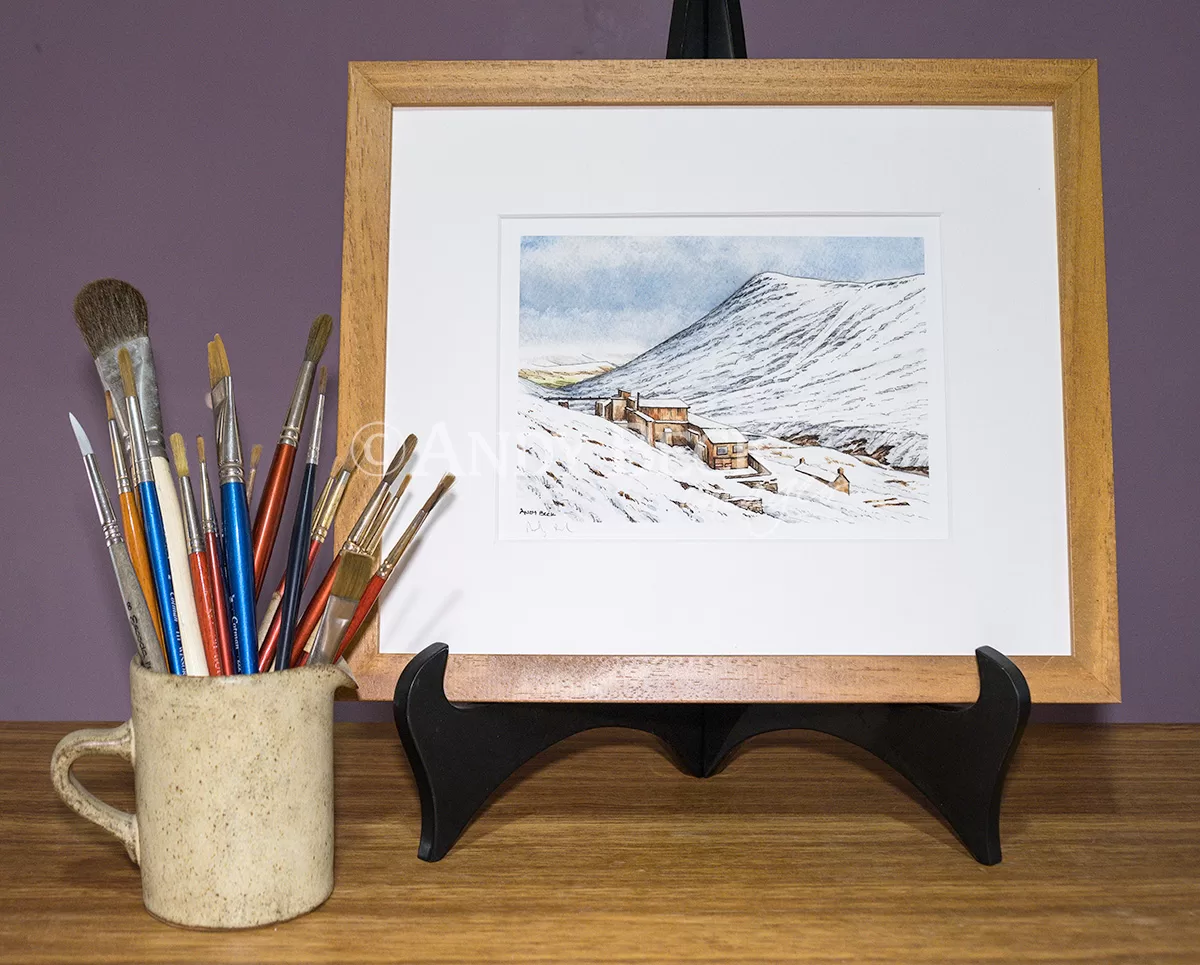 Wainwright Fell Outerside signed print framed