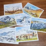 New Lakeland Fell sketches featuring Wainwright Fells of the Lake District