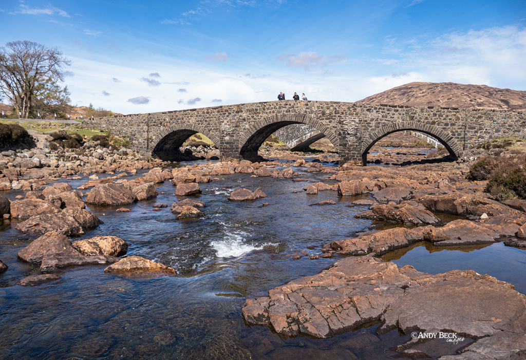 Old Sligachan Bridge, Sligachan, Isle of Skye, Scotland.