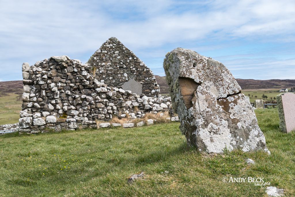 Trial Stone at Trumpan Church, Waternish, Isle of Skye