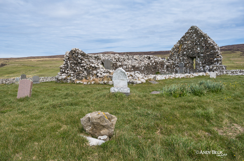 Churchyard at Trumpan Church, Waternish, Isle of Skye