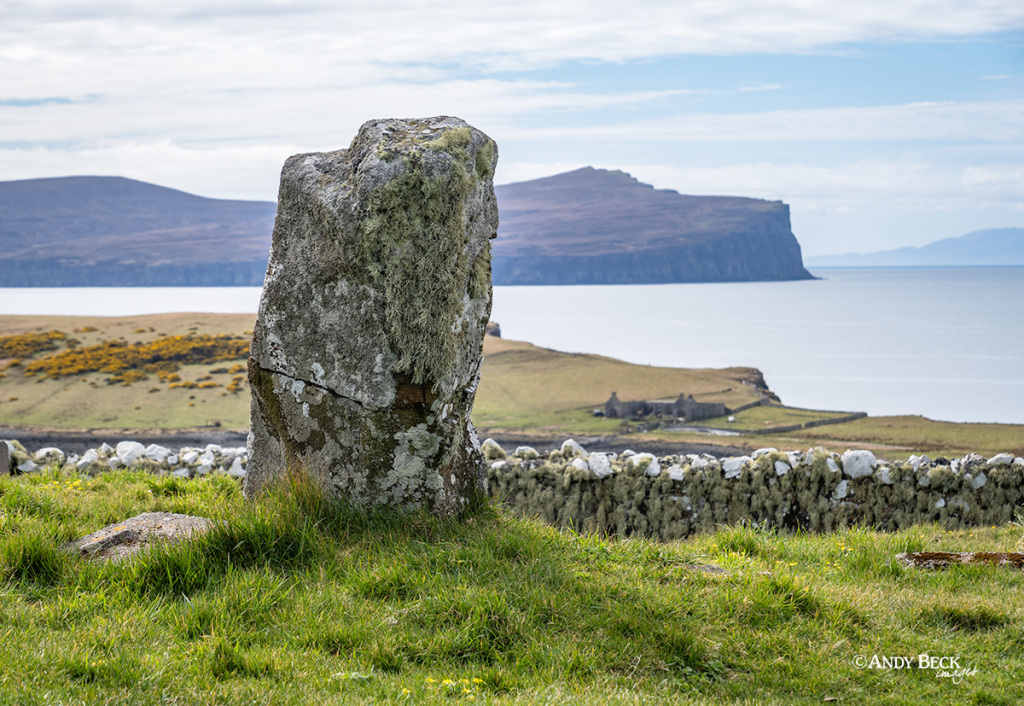 Dunvegan Head from Trumpan church, Waternish, Isle of Skye
