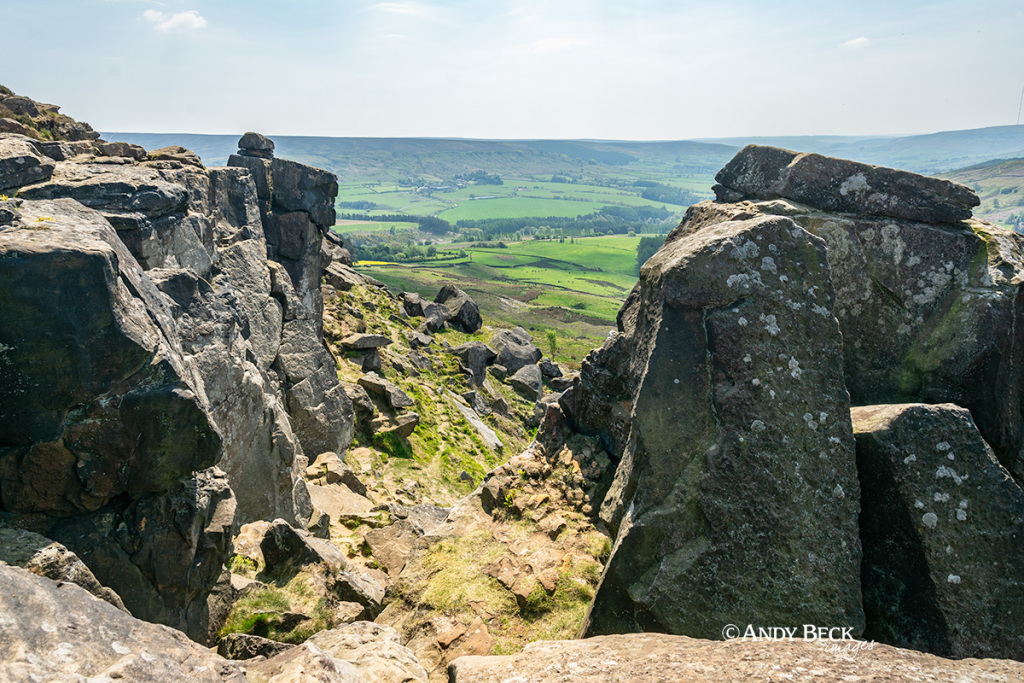 Bilsdale from The Wainstones in the North Yorkshire Moors National Park