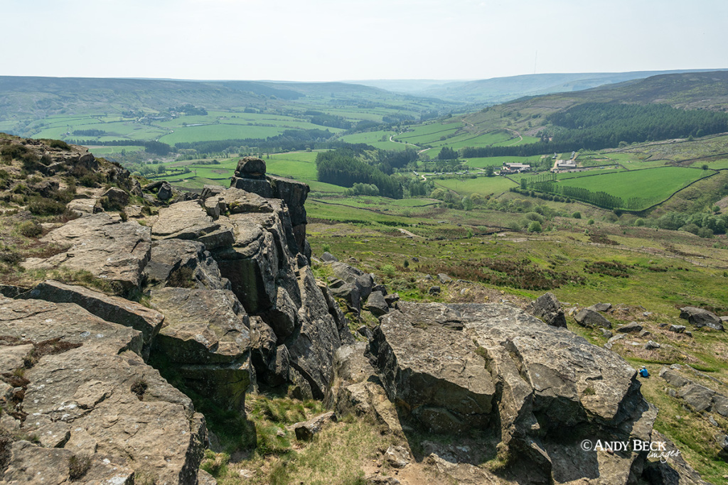 Bilsdale from The Wainstones in the North Yorkshire Moors National Park