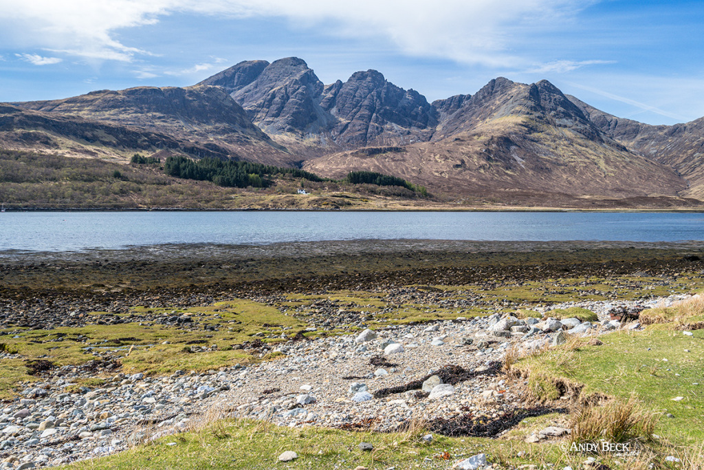 Bla Bheinn (Blaven) from Torrin with Loch Slapin, Isle of Skye