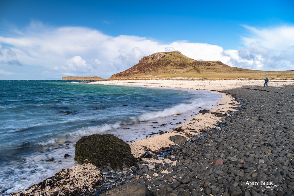 White sands of Coral Beach, Isle of Skye beach, Scotland