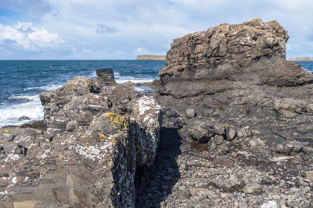 Headland rocks Coral Beach, Isle of Skye beach, Scotland