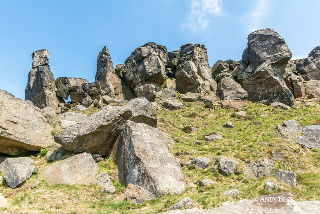 The Sphinx, The Wainstones on Wainwright's Coast to Coast walk, North Yorkshire Moors, Cleveland
