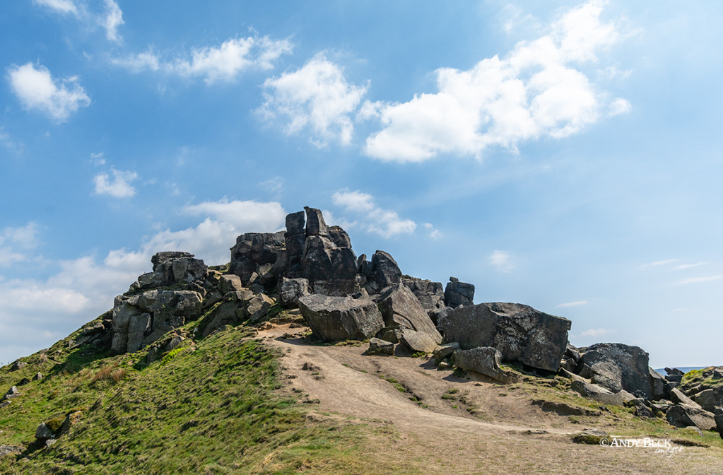 The Wainstones on the Coast to Coast trail, North Yorkshire Moors National Park