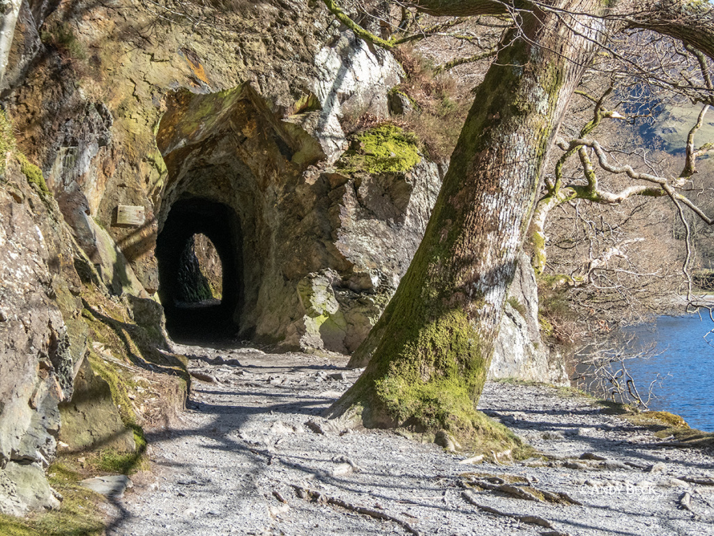 Buttermere tunnel on the path around the lake