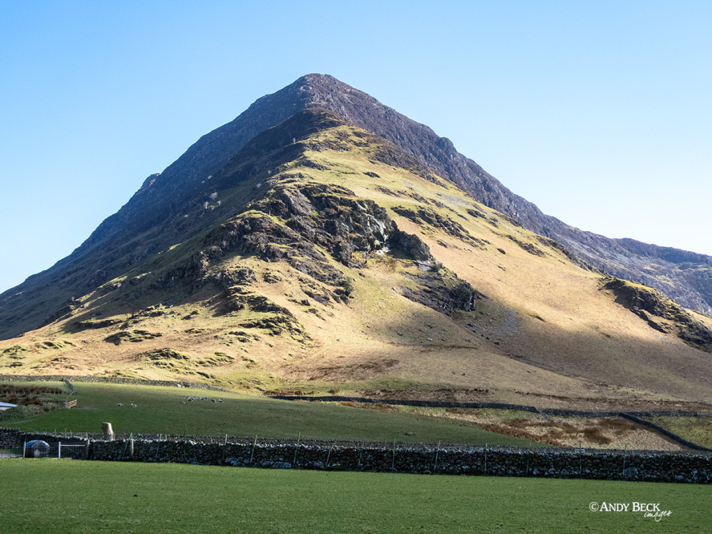 Fleetwith Pike from near Gatesgarth in the Lake District