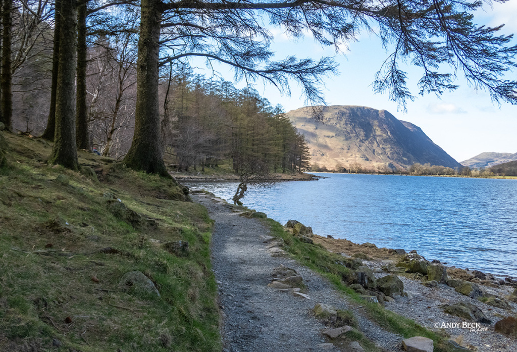 Mellbreak from the Buttermere footpath in the English Lake District