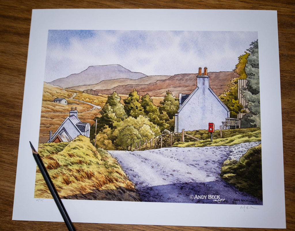 Borreraig Skye limited edition print by Andy Beck