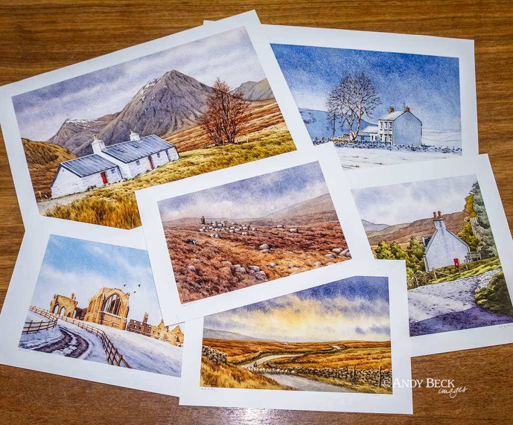Andy Beck artist Limited Edition prints range