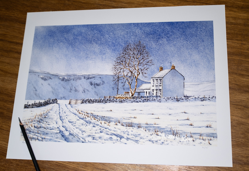 New House Teesdale limited edition print by Andy Beck