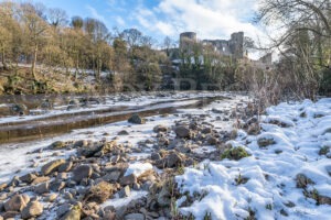 Iced Tees, River Tees, Barnard Castle in mid winter