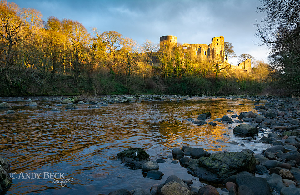 Barnard Castle and the River Tees.